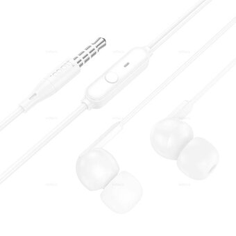  Наушники HOCO M124 Wide universal earphones with microphone (белые) 