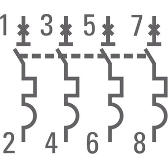  Автоматический выключатель EKF ВА 47-63 PROxima mcb4763-4-40C-pro 4P 40А C 4,5kA 