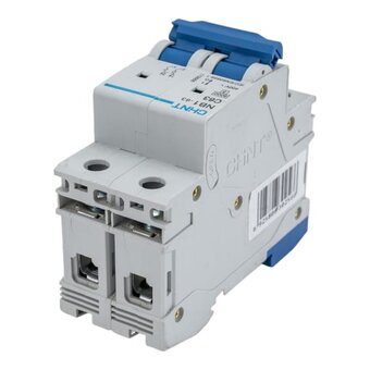 Автоматический выключатель CHINT NB1-63 (179668) 2P 63A 6кА х-ка C 