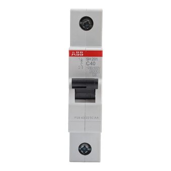  Выключатель автоматический ABB SH201 2CDS211001R0404 1-полюсный 40А С 6.0кА 