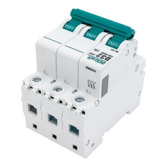  Выключатель автоматический модульный DEKraft ВА-101 11129DEK 3п D 32А 4.5кА 