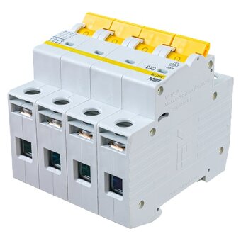  Выключатель автоматический модульный IEK ВА 47-29 ИЭК MVA20-4-063-C 4п C 63А 4.5кА 
