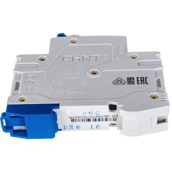  Автоматический выключатель CHINT NB1-63 (179616) 1P 16A 6кА х-ка C 