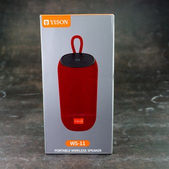  Портативная колонка Yison WS-11 red 