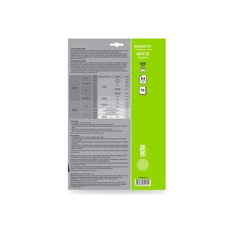  Фотобумага Cactus CS-MMA465010 A4/650г/м2/10л/белый матовое/магнитный слой для струйной печати 