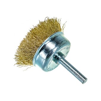  Набор щеток для дрели Matrix 74486 3шт, 1 Плоская 50мм, 2 Чашки 25-50мм, со шпильками 