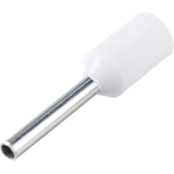  Наконечник IEK Е 0,75-08 UGN10-C75-02-08 0.75мм2 дл14.4мм белый/серый уп/100шт 