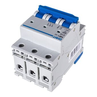  Выключатель автоматический CHINT 179698 модульный 3п C 10А 6кА NB1-63 (R) 
