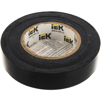  Изолента IEK UIZ-13-10-K02 ш15мм 20м черный уп/1шт 