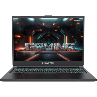  Ноутбук Gigabyte G6 (MF-52KZ853SD) Core i5 13500H 16Gb SSD512Gb NVIDIA GeForce RTX4050 6Gb 16" IPS FHD+ (1920x1200) Free DOS black WiFi BT Cam 