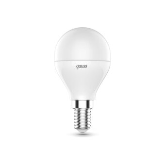  Лампа светодиодная Gauss 105101406 6Вт E14 шар 220B св.свечения RGB уп.:1шт) 