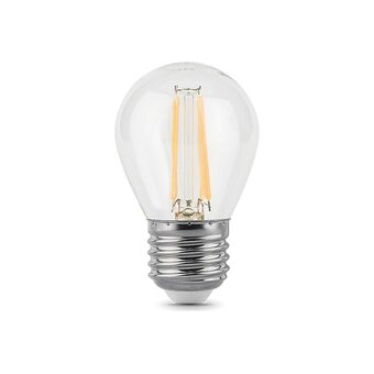  Лампа светодиодная Gauss Filament 105802207-S 7Вт E27 шар 220B 4100K св.свечения белый нейтральный уп/1шт 