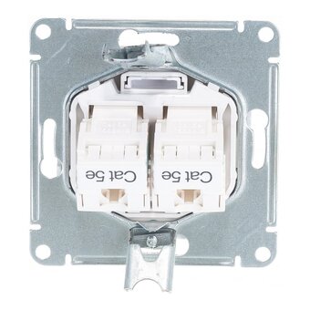  Розетка компьютерная Schneider Electric AtlasDesign ATN000185 Белый 