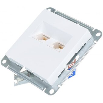  Розетка компьютерная Schneider Electric AtlasDesign ATN000185 Белый 