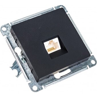  Розетка компьютерная Schneider Electric AtlasDesign ATN001083 Карбон 