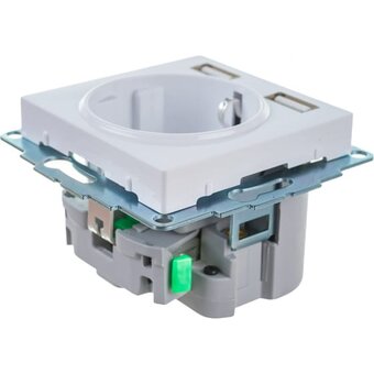  Розетка Schneider Electric AtlasDesign ATN000130 Белый 