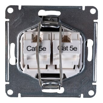  Розетка компьютерная Schneider Electric AtlasDesign ATN001085 Карбон 