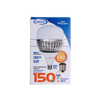  Лампа светодиодная IONICH ProСвет ILЕD-SMD5730-Т178-150-13500-220-6,5-Е27/E40 (1820) 