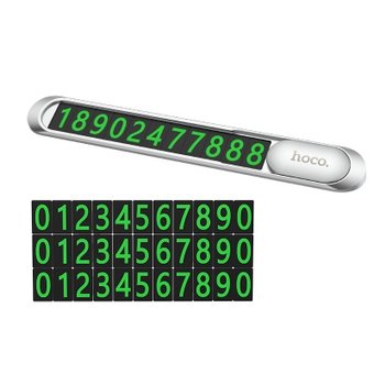  Парковочная карта HOCO PH41 Promise metal hidden stop sign серебро 