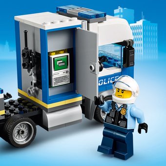  Конструктор Lego 60244 City Полицейский вертолётный транспорт (317 дет) 