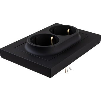  Розетка Schneider Electric AtlasDesign ATN001024 Карбон 