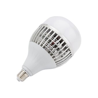  Лампа светодиодная Сириус А HP-100W-65K высокой мощности HP 100W 6500K 7000Лм E27 (+переходник на Е40) 