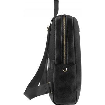  Рюкзак женский Moleskine Velvet ET23LBKVBK черный велюр 