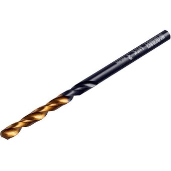  Сверло Denzel 717205 по металлу 3мм, HSS-Tin, Golden Tip, 10шт 