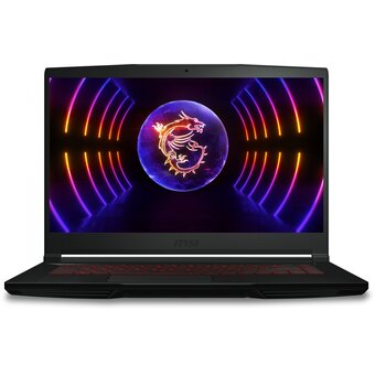  Ноутбук MSI GF63 Thin 12UC-1036XRU (9S7-16R821-1036) i5 12450H 16Gb SSD512Gb nVidia GeForce RTX 3050 4Gb 15.6" IPS FHD (1920x1080) Free DOS black 