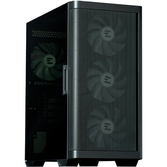  Корпус ZALMAN M4, MATX, Black, Window, 1xCombo (3.5'' or 2.5''), 1x3.5", 2x2.5", 1xUSB2.0, 2xUSB3.0, Front 3x120mm ARGB, Rear 1x120mm ARGB 