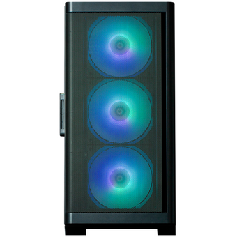  Корпус ZALMAN M4, MATX, Black, Window, 1xCombo (3.5'' or 2.5''), 1x3.5", 2x2.5", 1xUSB2.0, 2xUSB3.0, Front 3x120mm ARGB, Rear 1x120mm ARGB 