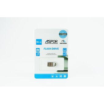  USB-флешка 64G USB 2.0 Aspor PK-TG105 металл 