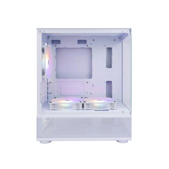  Корпус 1STPLAYER Miku Mi2-A White (Mi2-A-WH-2F1R-W-1F1-W)/ mATX / 3x120mm LED fans 