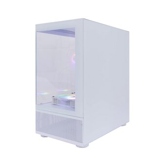  Корпус 1STPLAYER Miku Mi2-A White (Mi2-A-WH-2F1R-W-1F1-W)/ mATX / 3x120mm LED fans 