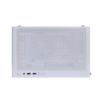  Корпус 1STPLAYER Miku Mi2-A White (Mi2-A-WH-2F1R-W-1F1-W)/ mATX / 3x120mm LED fans 