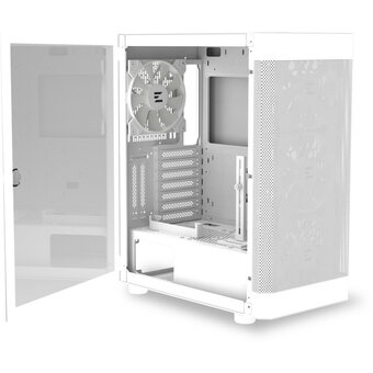  Корпус ZALMAN i4 TG, ATX, White, Front Mesh, Window, 4x3.5", 2x2.5", 1xUSB2.0, 2xUSB3.0, Front 3x140mm FRGB, Rear 1x140mm FRGB 