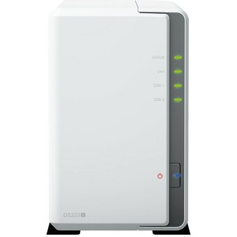  СХД SYNOLOGY DS223J настольное исполнение 2BAY No HDD 