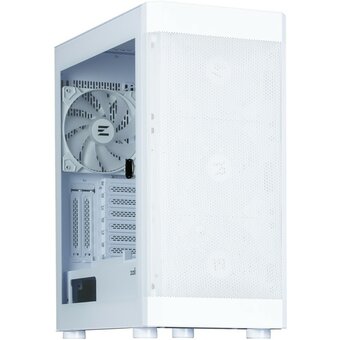  Корпус ZALMAN i4 TG, ATX, White, Front Mesh, Window, 4x3.5", 2x2.5", 1xUSB2.0, 2xUSB3.0, Front 3x140mm FRGB, Rear 1x140mm FRGB 