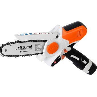  Электрическая цепная пила Sturm! CSC1804 дл.шины 6" 15.2cm 2АКБ и ЗУ 