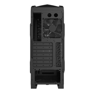  Корпус GameMax Centauri BG H601 mATX, black, w/o PSU, w/1xUSB3.0+1xUSB2.0+HD-Audio, w/1x12mm Blue Led fan 