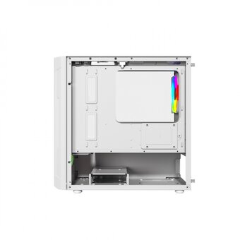  Корпус Powercase Mistral Micro D3W ARGB (CMMDW-A3), Tempered Glass, 2x 140mm ARGB PWM+1x 120mm ARGB PWM, белый, mATX 