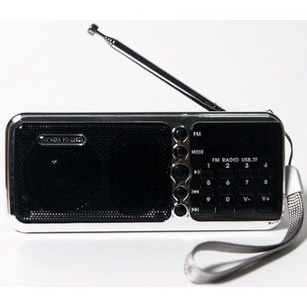  Радиоприемник портативный Сигнал РП-226BT черный/серебристый (17 833) 
