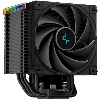  Кулер DEEPCOOL AK500 Digital LGA20XX/1700/1200/115X/AM5/AM4 (9шт/кор, TDP 240W, PWM, Fan 120mm, 5 тепл. трубок, Copper Base, черный) RET 