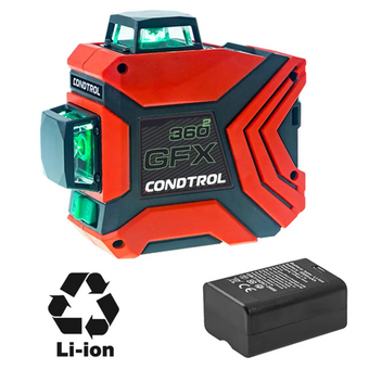  Лазерный уровень CONDTROL GFX 360-2 Kit (1-2-403) 