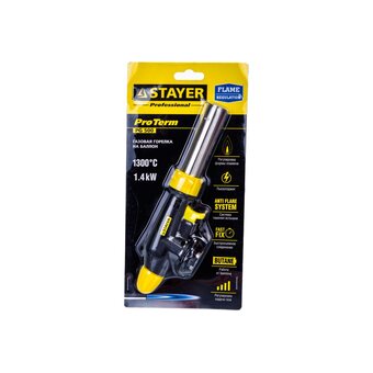  Горелка газовая Stayer ProTerm 55580 на баллон/с пьезоподжигом 