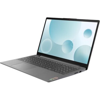  Ноутбук LENOVO IdeaPad 3 (82RK0104FE) 15.6" FHD/Core i3 1215U/8Gb/256Gb SSD/VGA int/noOS/gray 