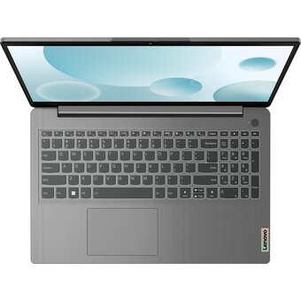  Ноутбук LENOVO IdeaPad 3 (82RK0104FE) 15.6" FHD/Core i3 1215U/8Gb/256Gb SSD/VGA int/noOS/gray 