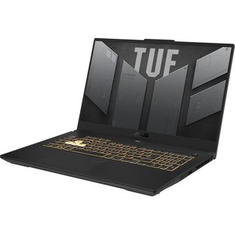  Ноутбук ASUS FX707ZC4-HX014 (90NR0GX1-M000K0) 17.3"/FHD/IPS/250N/i5-12500H/16GB/SSD512GB/RTX 3050 4GB/Backlit/DOS/Mecha Gray 