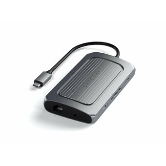  Адаптер Satechi ST-U4MA3M USB4 Multiport Adapter with 8K HDMI Space Gray 