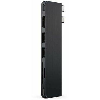  Адаптер Satechi ST-HUCPHSD USB-C Pro Hub Slim Adapter Midnight Black 